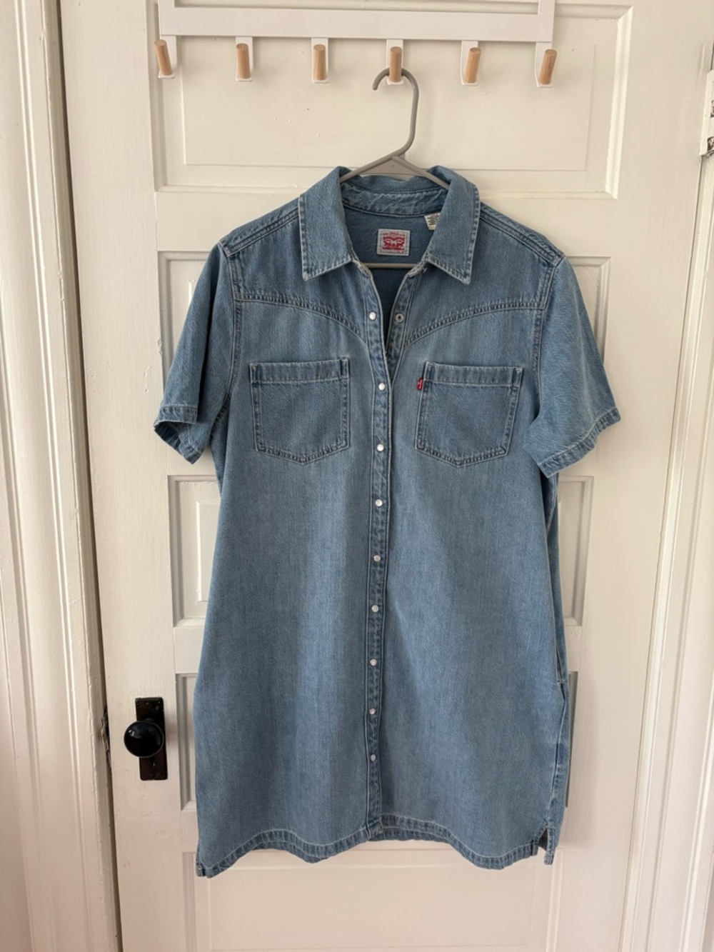 Levi's Light Wash Denim Button-Up Shirt